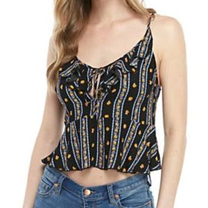Free People Intimately Love To Cami Black Small